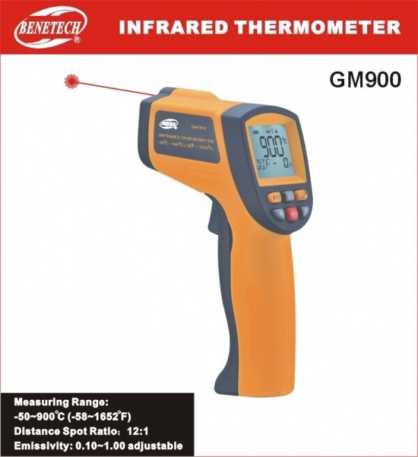 (주)우리종합계측기,적외선온도계 GM-900